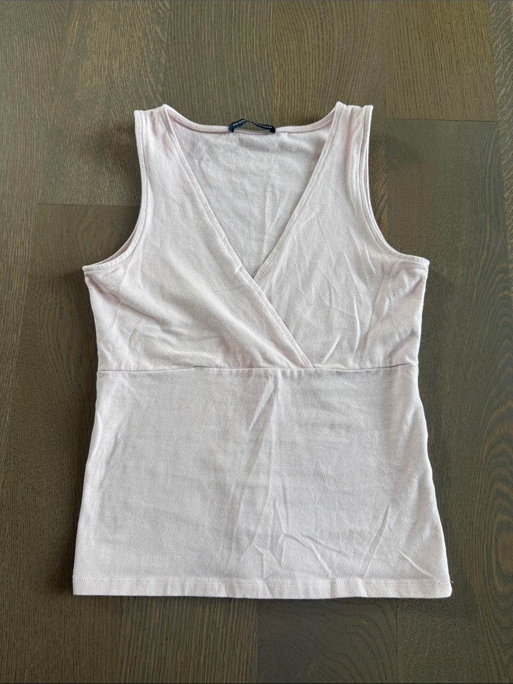 Brandy Melville baby pink crossover tank
